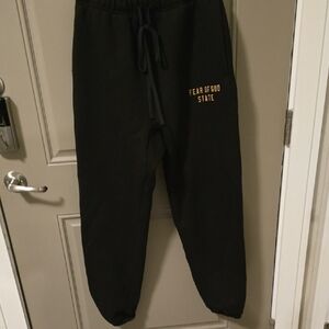Essentials Fear Of God State Small Black Sweatpants